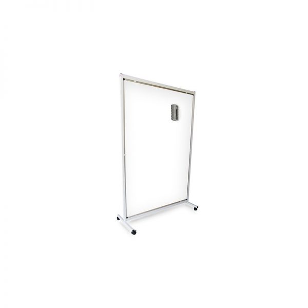 biombo metalico branco magnetico 2 600x600 - Biombo Metálico com Rodas (VISOBI)