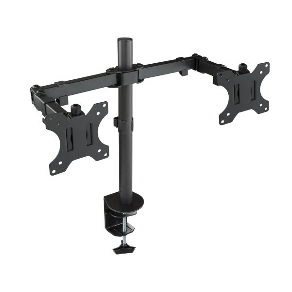 DB1232TN B 02 600x600 - Suporte de Mesa para Dois Monitores DB1232TN-B