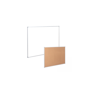 quadro duplo branco magnetico cortica 300x300 - Quadro Dupla Face Cortiça e Magnético Branco