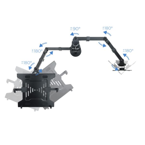 DB1200TN B 04 600x600 - Suporte de Mesa para Monitor DB1200TN-B