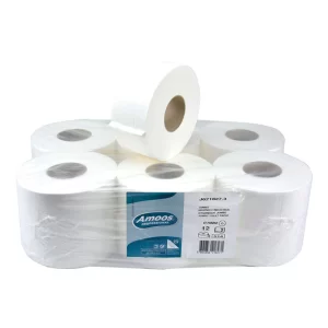 Papel higienico Industrial Jumbo Amoos 180 Metros 300x300 - Papel Higiénico Jumbo Amoos Extração Central